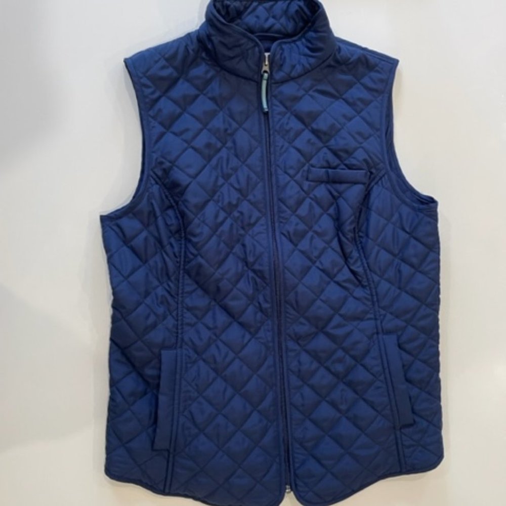 Van Heusen Royal Blue Vest with High Collar and Pockets ~ Size Medium ~  NEW